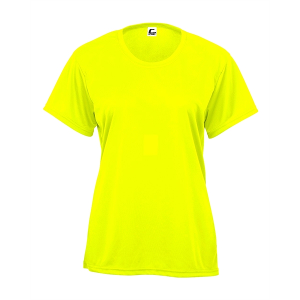 Women's tee with self-fabric collar, double-needle hem.... from ASI 37461 Augusta Sportswear
