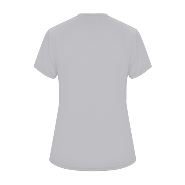 Women's tee with self-fabric collar, double-needle hem.... from ASI 37461 Augusta Sportswear