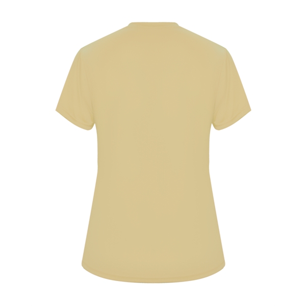 Women's tee with self-fabric collar, double-needle hem.... from ASI 37461 Augusta Sportswear