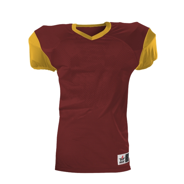 Youth football jersey with moisture management, full length elusive cut.... from ASI 37461 Augusta Sportswear