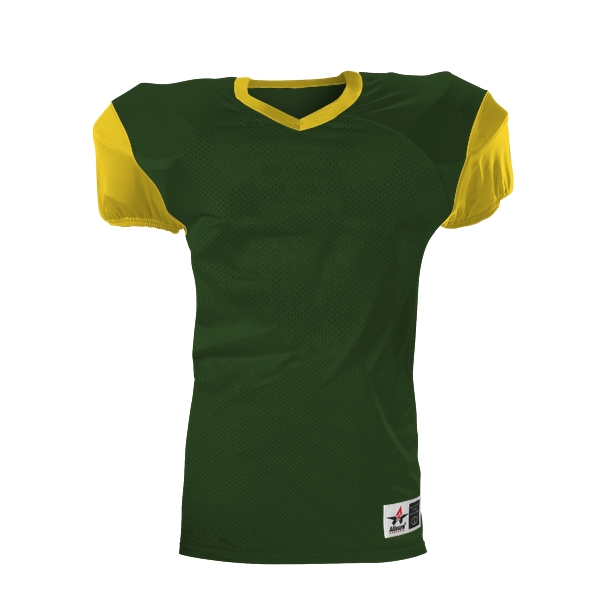 Youth football jersey with moisture management, full length elusive cut.... from ASI 37461 Augusta Sportswear