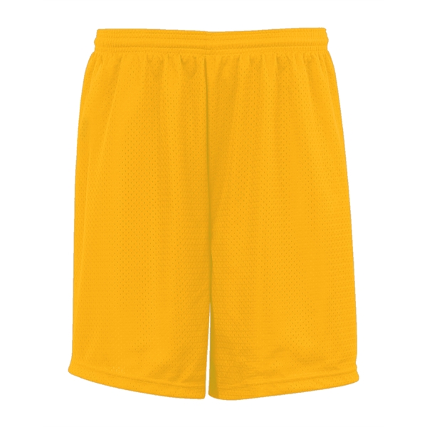 Shorts with 9" inseam, double-needle hem, 1. 5" covered elastic waistband... from ASI 37461 Augusta Sportswear