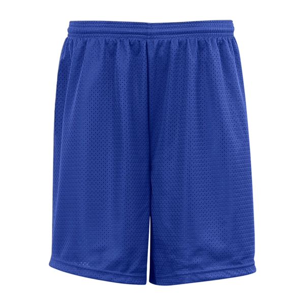 Youth shorts with 6" inseam, 1. 5" covered elastic waistband and... from ASI 37461 Augusta Sportswear
