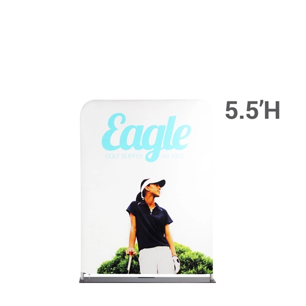 Snap tube-style banner with double-sided graphics.... from ASI 30442 Above & Beyond Advertising Products