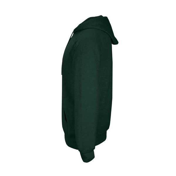 Fleece hoodie with two-ply hood with drawcord, spandex reinforced rib knit... from ASI 37461 Augusta Sportswear