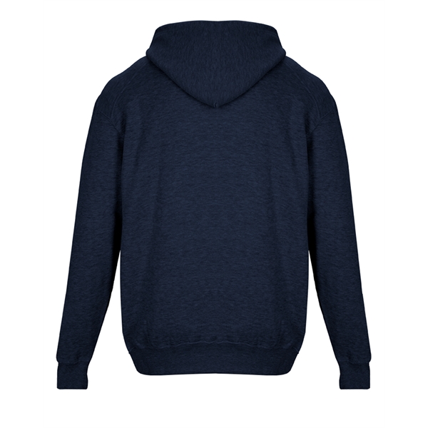 Fleece hoodie with two-ply hood with drawcord, spandex reinforced rib knit... from ASI 37461 Augusta Sportswear
