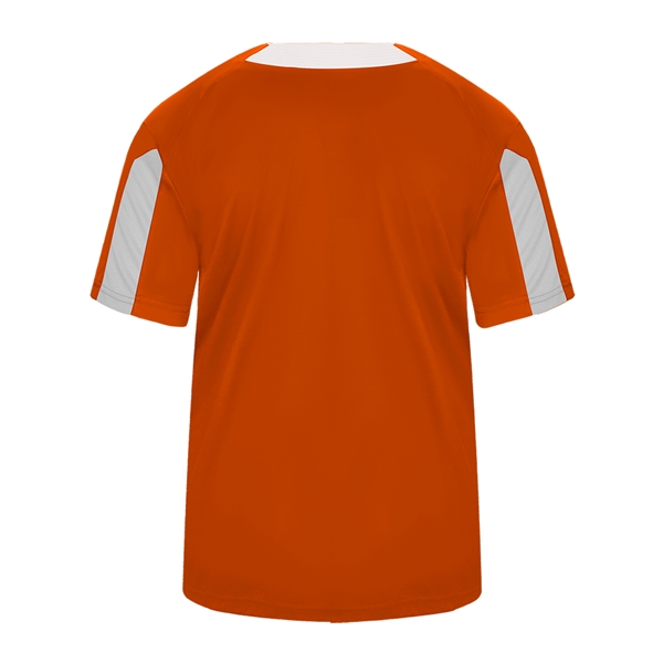 Jerseys Self-fabric collar, Two-button placket with piping detail, sport paneled shoulder... from ASI 37461 Augusta Sportswear