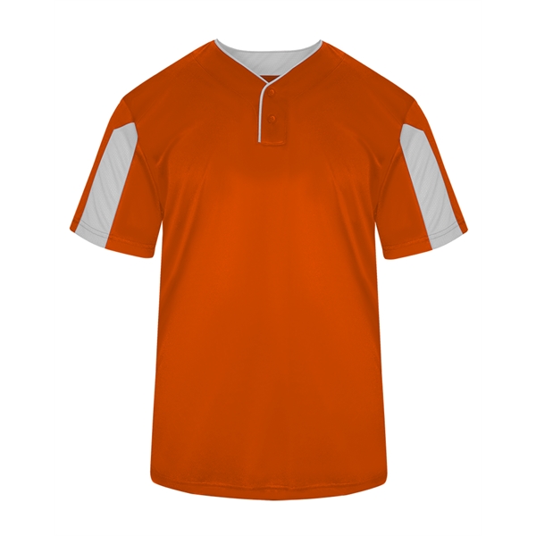 Jerseys Self-fabric collar, Two-button placket with piping detail, sport paneled shoulder... from ASI 37461 Augusta Sportswear