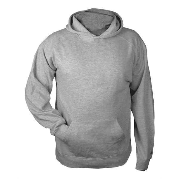 Youth hoodie with two-ply hood with drawcord, spandex reinforced rib knit... from ASI 37461 Augusta Sportswear
