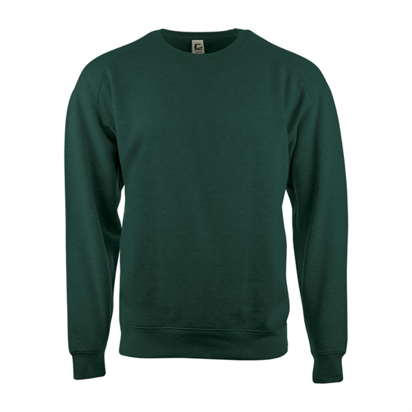 Crew sweatshirt with spandex reinforced rib knit cuffs and waistband, twill... from ASI 37461 Augusta Sportswear