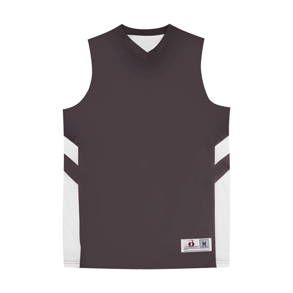 Reversible tank with Individually hemmed bottom for easy access screening, collegiate... from ASI 37461 Augusta Sportswear