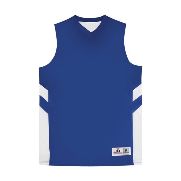 Reversible tank with Individually hemmed bottom for easy access screening, collegiate... from ASI 37461 Augusta Sportswear