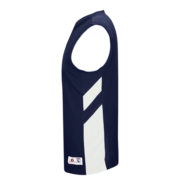 Reversible tank with Individually hemmed bottom for easy access screening, collegiate... from ASI 37461 Augusta Sportswear