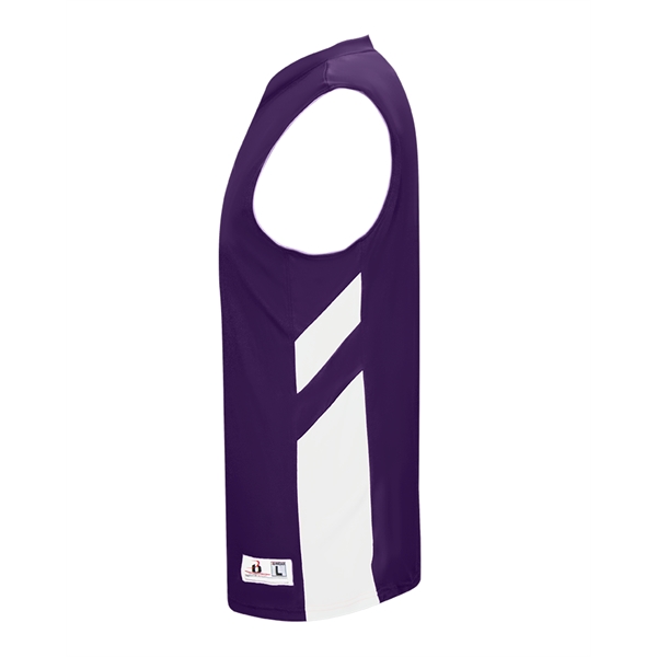 Reversible tank with Individually hemmed bottom for easy access screening, collegiate... from ASI 37461 Augusta Sportswear