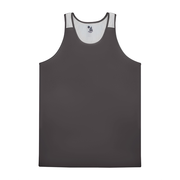 Ventback singlet with double-needle hem, self-fabric binding neck and armhole.... from ASI 37461 Augusta Sportswear