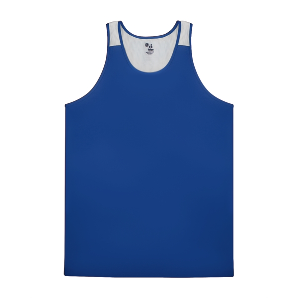 Ventback singlet with double-needle hem, self-fabric binding neck and armhole.... from ASI 37461 Augusta Sportswear