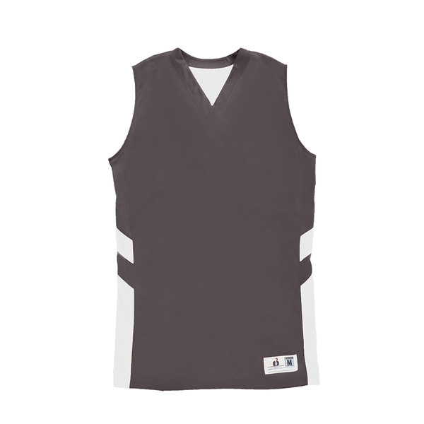 Women's reversible tank with individually hemmed bottom for easy access screening,... from ASI 37461 Augusta Sportswear