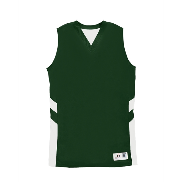 Women's reversible tank with individually hemmed bottom for easy access screening,... from ASI 37461 Augusta Sportswear