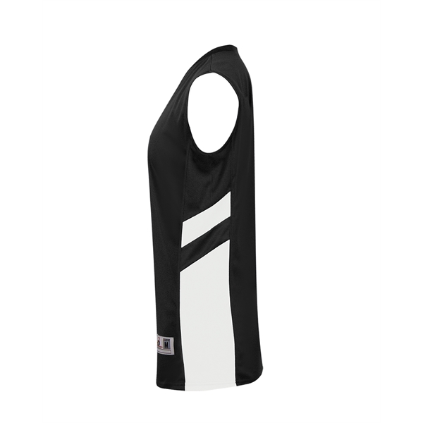 Women's reversible tank with individually hemmed bottom for easy access screening,... from ASI 37461 Augusta Sportswear