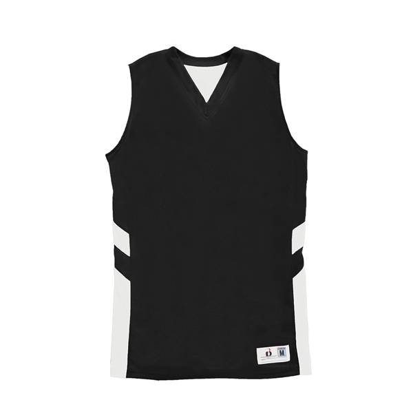 Women's reversible tank with individually hemmed bottom for easy access screening,... from ASI 37461 Augusta Sportswear