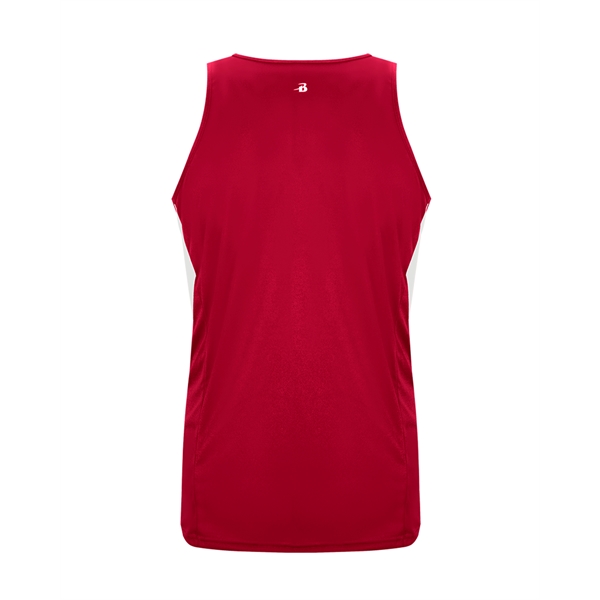 Women's singlet with self-fabric binding neck and armhole, contrast side inserts.... from ASI 37461 Augusta Sportswear