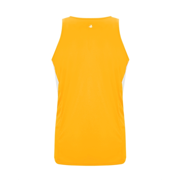 Women's singlet with self-fabric binding neck and armhole, contrast side inserts.... from ASI 37461 Augusta Sportswear