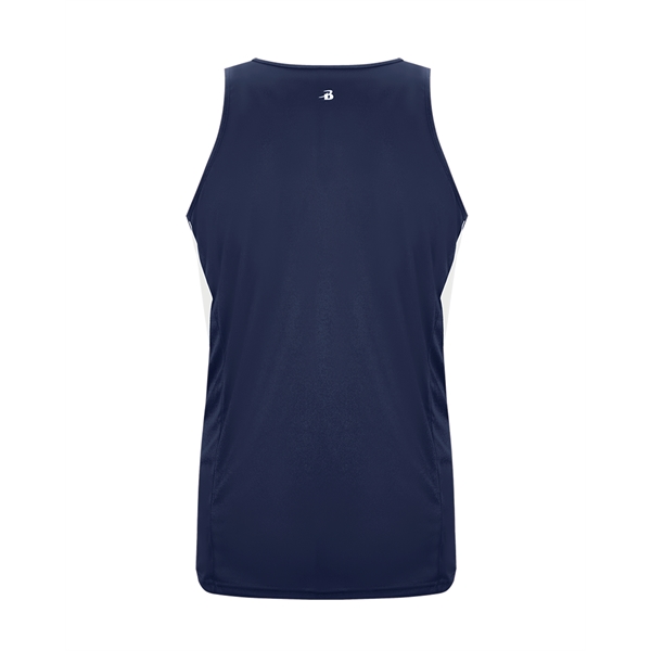 Women's singlet with self-fabric binding neck and armhole, contrast side inserts.... from ASI 37461 Augusta Sportswear