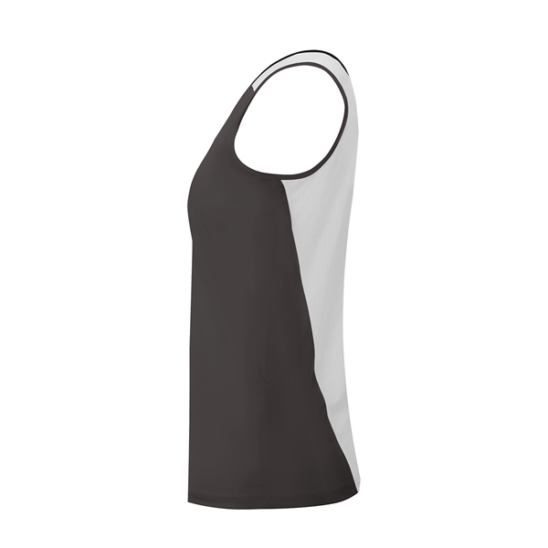 Women's singlet with double-needle hem, self-fabric binding neck and armhole.... from ASI 37461 Augusta Sportswear