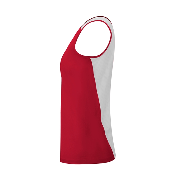 Women's singlet with double-needle hem, self-fabric binding neck and armhole.... from ASI 37461 Augusta Sportswear