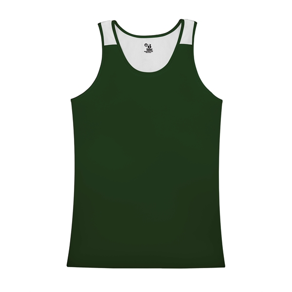 Women's singlet with double-needle hem, self-fabric binding neck and armhole.... from ASI 37461 Augusta Sportswear