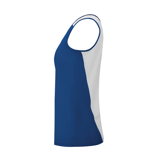 Women's singlet with double-needle hem, self-fabric binding neck and armhole.... from ASI 37461 Augusta Sportswear
