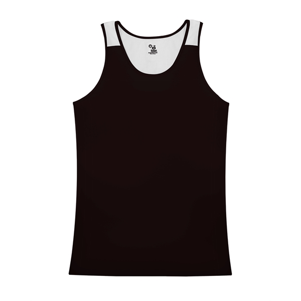 Women's singlet with double-needle hem, self-fabric binding neck and armhole.... from ASI 37461 Augusta Sportswear