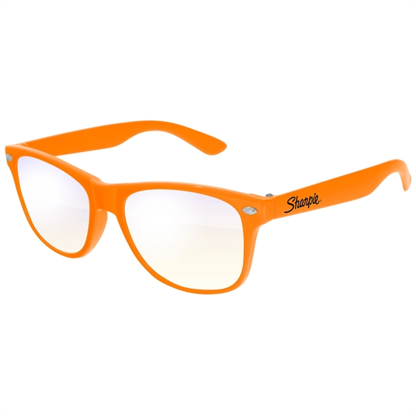 Quality PC Retro sunglasses with clear blue light UV400 impact resistant... from ASI 57371 Eyevertising / Eyevertising®