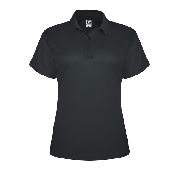 Women's polo shirt with contour silhouette, Three button placket, Solid knit... from ASI 37461 Augusta Sportswear