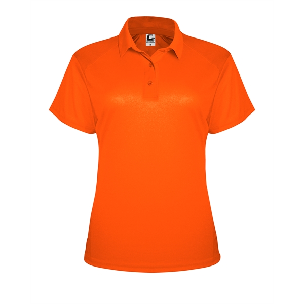Women's polo shirt with contour silhouette, Three button placket, Solid knit... from ASI 37461 Augusta Sportswear