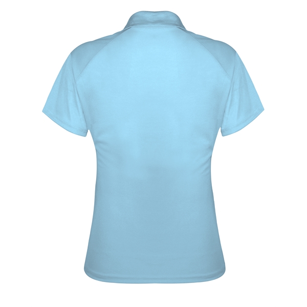Women's polo shirt with contour silhouette, Three button placket, Solid knit... from ASI 37461 Augusta Sportswear