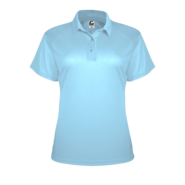 Women's polo shirt with contour silhouette, Three button placket, Solid knit... from ASI 37461 Augusta Sportswear