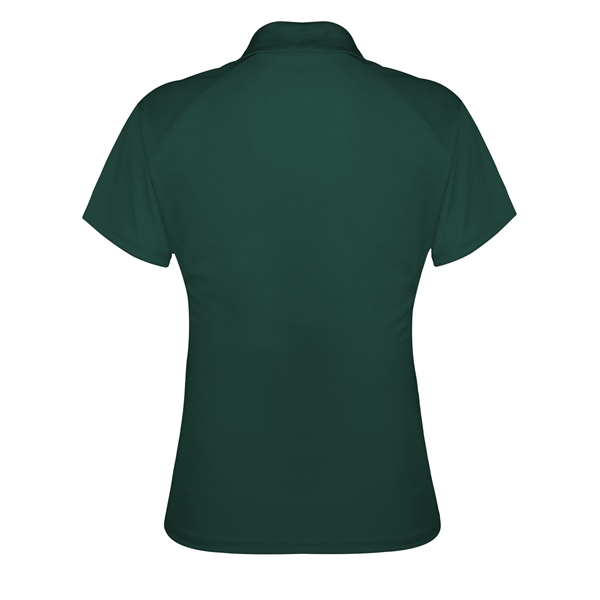 Women's polo shirt with contour silhouette, Three button placket, Solid knit... from ASI 37461 Augusta Sportswear