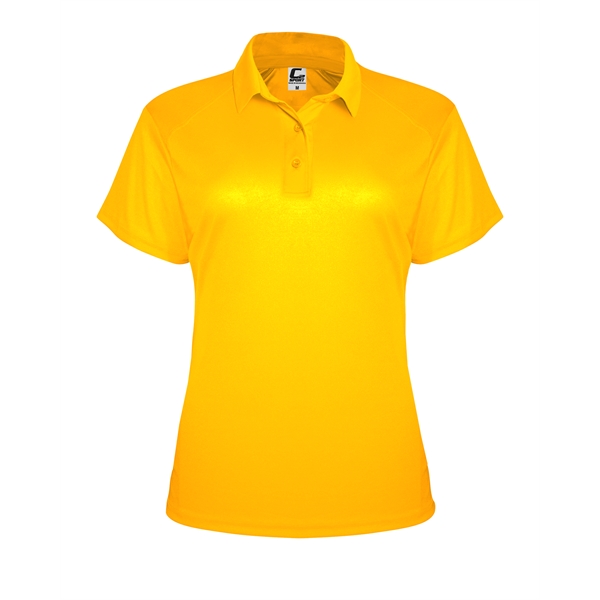 Women's polo shirt with contour silhouette, Three button placket, Solid knit... from ASI 37461 Augusta Sportswear
