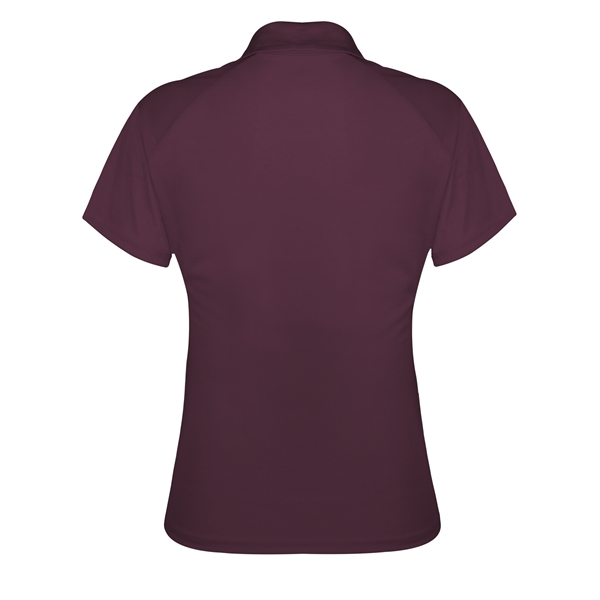 Women's polo shirt with contour silhouette, Three button placket, Solid knit... from ASI 37461 Augusta Sportswear