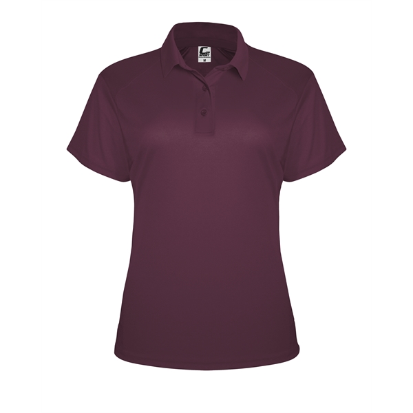 Women's polo shirt with contour silhouette, Three button placket, Solid knit... from ASI 37461 Augusta Sportswear
