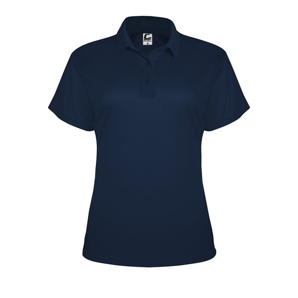 Women's polo shirt with contour silhouette, Three button placket, Solid knit... from ASI 37461 Augusta Sportswear