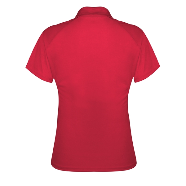 Women's polo shirt with contour silhouette, Three button placket, Solid knit... from ASI 37461 Augusta Sportswear