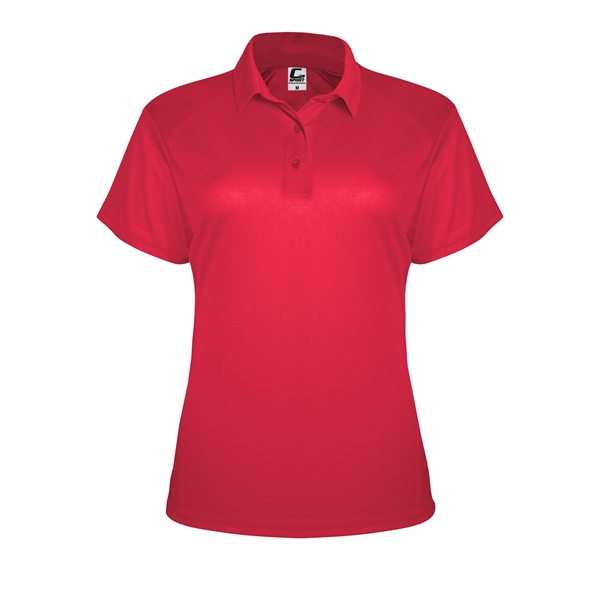 Women's polo shirt with contour silhouette, Three button placket, Solid knit... from ASI 37461 Augusta Sportswear