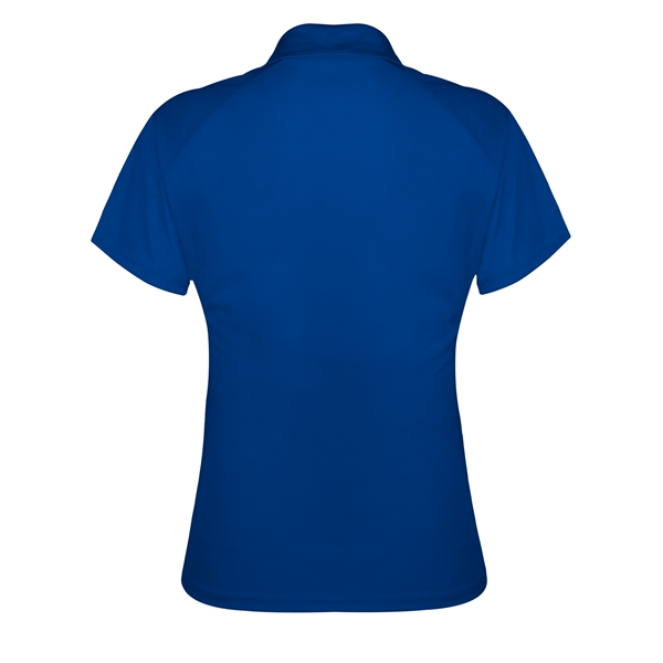 Women's polo shirt with contour silhouette, Three button placket, Solid knit... from ASI 37461 Augusta Sportswear