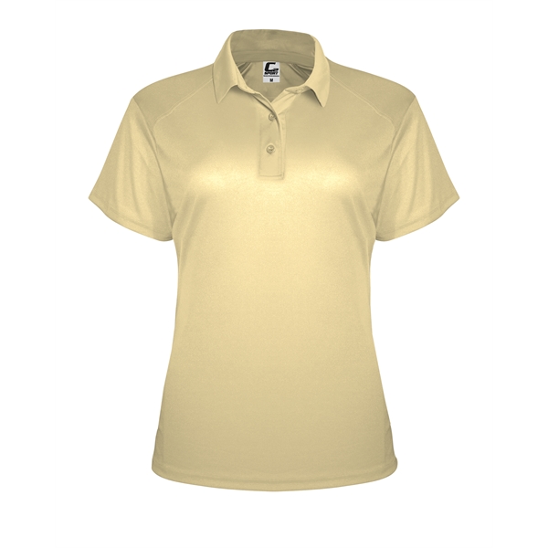 Women's polo shirt with contour silhouette, Three button placket, Solid knit... from ASI 37461 Augusta Sportswear