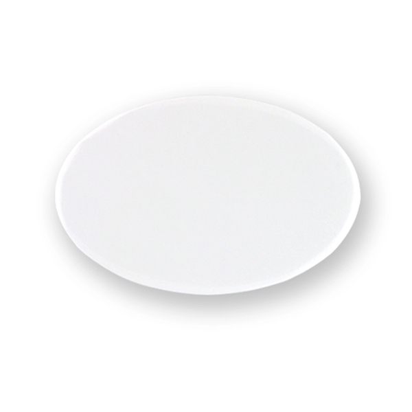 Oval shape celluloid button laminated with clear mylar film.... from ASI 93520 Ventura Inc