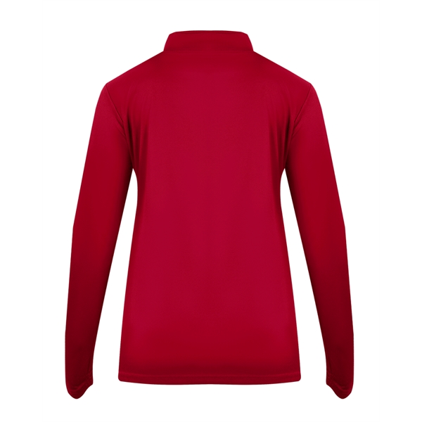1/4 Zip Badger sport paneled shoulder for maximum movement, thumb holes... from ASI 37461 Augusta Sportswear