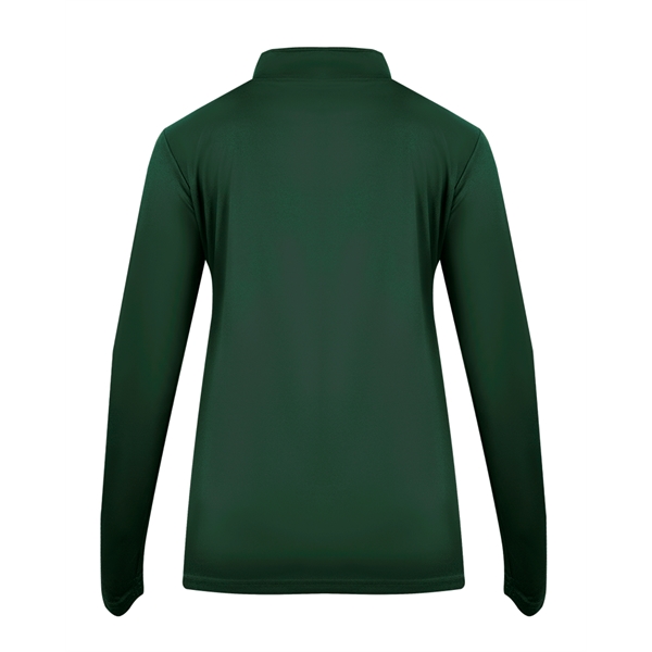 1/4 Zip Badger sport paneled shoulder for maximum movement, thumb holes... from ASI 37461 Augusta Sportswear