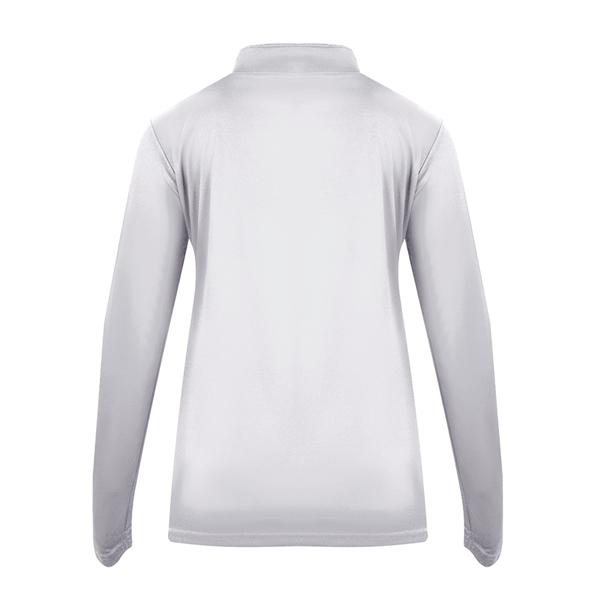 1/4 Zip Badger sport paneled shoulder for maximum movement, thumb holes... from ASI 37461 Augusta Sportswear